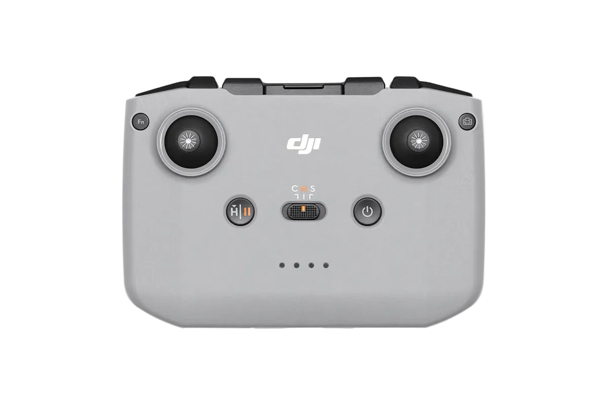 DJI RC-N3 Remote Controller top view with buttons and control sticks for drone operation.