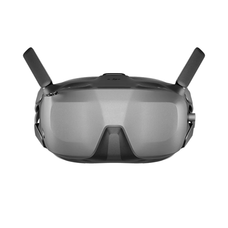 DJI Flight Goggles N3 front view showcasing immersive flight experience and integrated design.