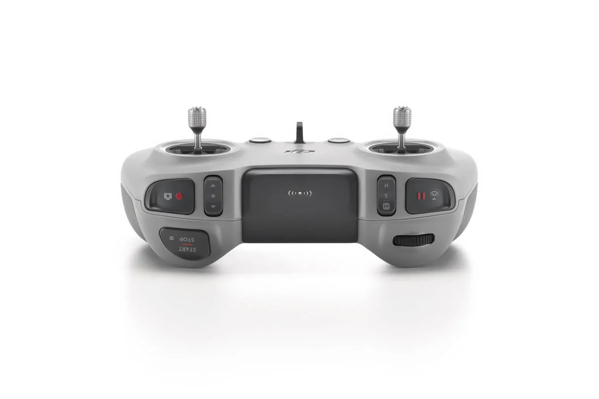DJI FPV Remote Controller 3 top view showcasing precision control and refined ergonomics.