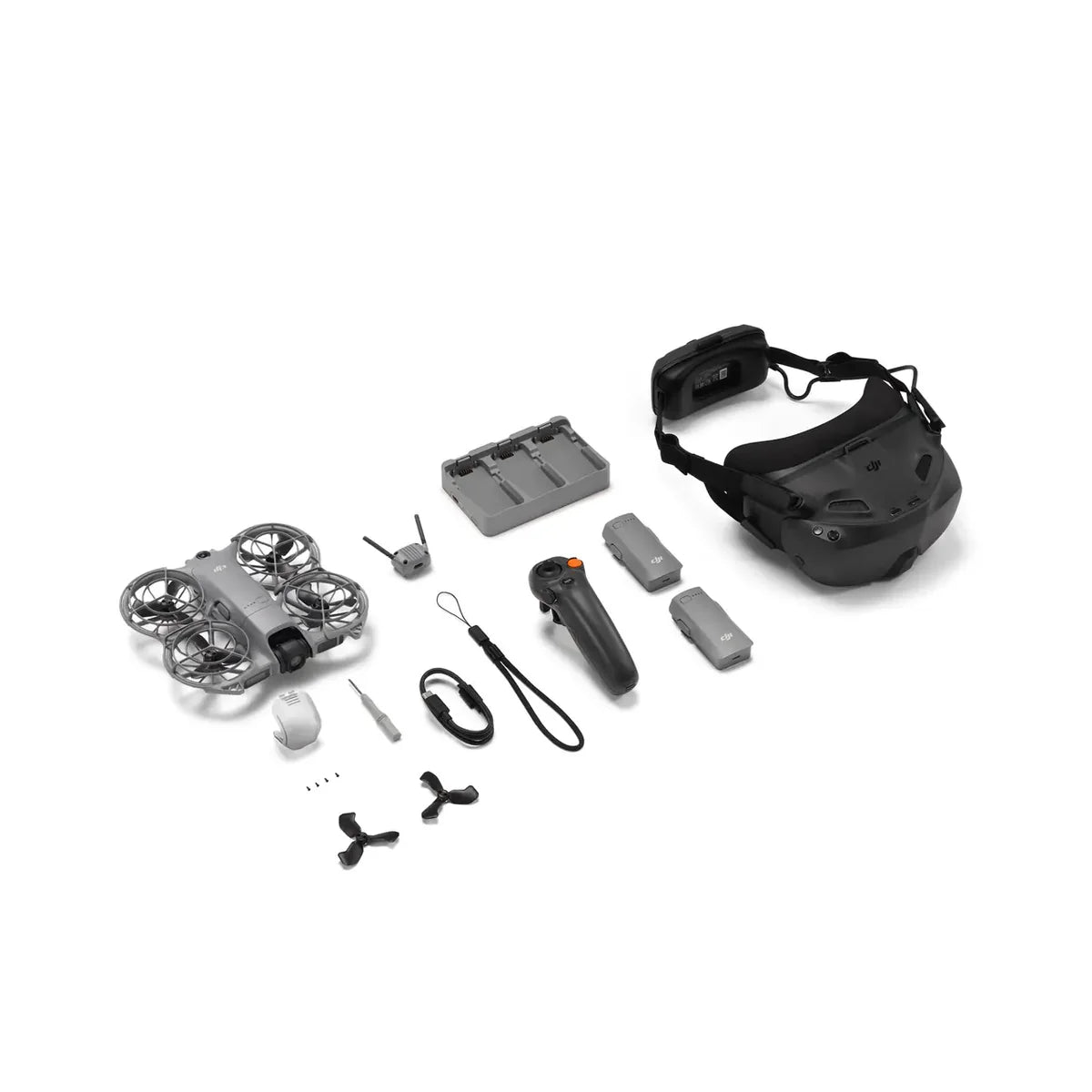pic of DJI Neo 2 Drone and accessories