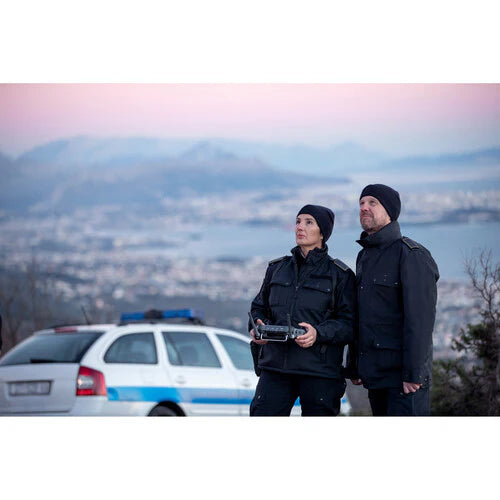 pic of DJI Matrice 30T Drone flying outdoors first responders