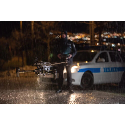 pic of DJI Matrice 30T Drone flying outdoors fire department