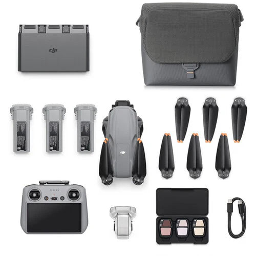 pic of DJI Air 3S Drone and accessories